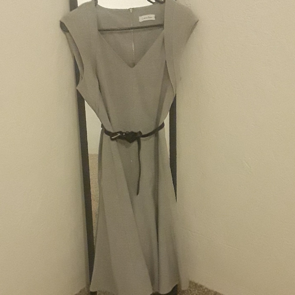 Gray Calvin Klein dress